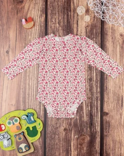 Prenatal Magliette Camicie E Body-Body Bimba In Jersey Fiori Allover