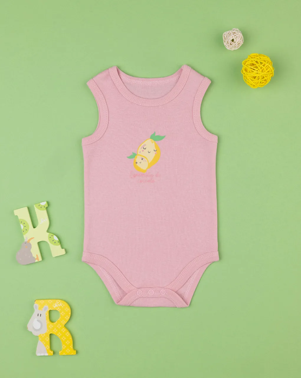 Prenatal Magliette E Body Intimi-Body Costina Bimba "Limoni”