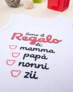 Prenatal Magliette E Body Intimi-Body Intimo Spalla Larga Unisex Con Stampa