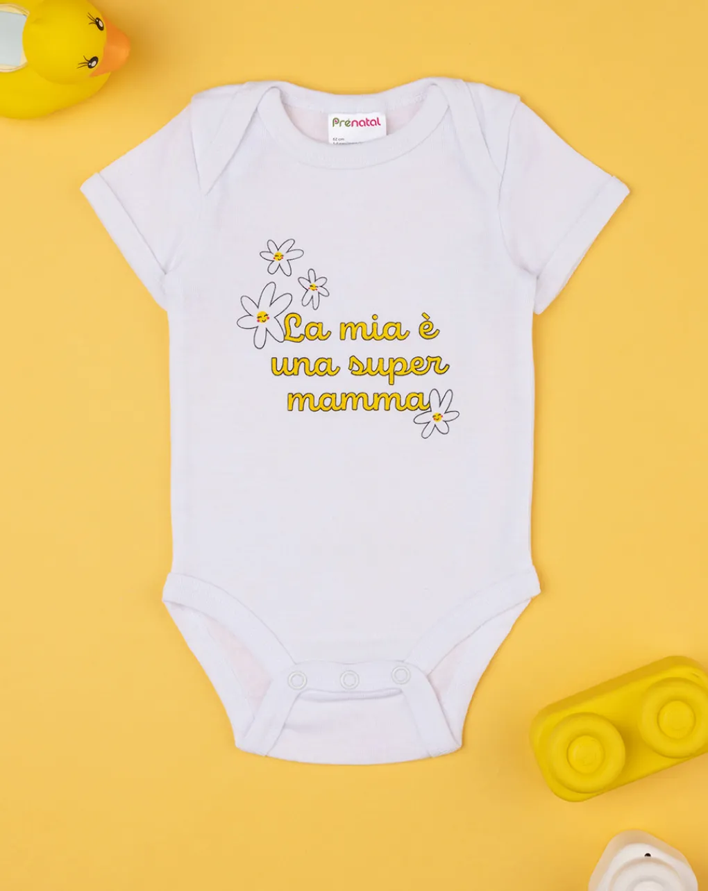 Prenatal Magliette E Body Intimi-Body Mezza Manica Neonata Con Stampa