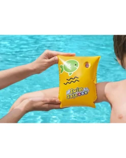Bestway Secchielli E Giochi Mare-Braccioli Swim Safe Abc Step C 25×15 Cm - Taglia 3/6 Anni -