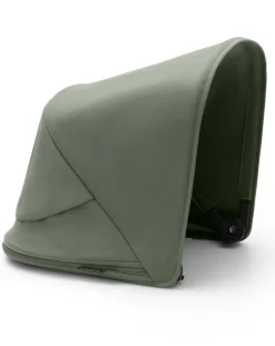 Bugaboo Trio E Duo-Fox 3 Navicella E Passeggino Telaio Blacktessuti E Cappottina Forest Green