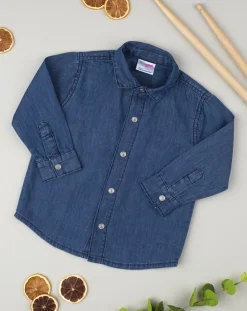 Prenatal Magliette Camicie E Body-Camicia Di Jeans Boy