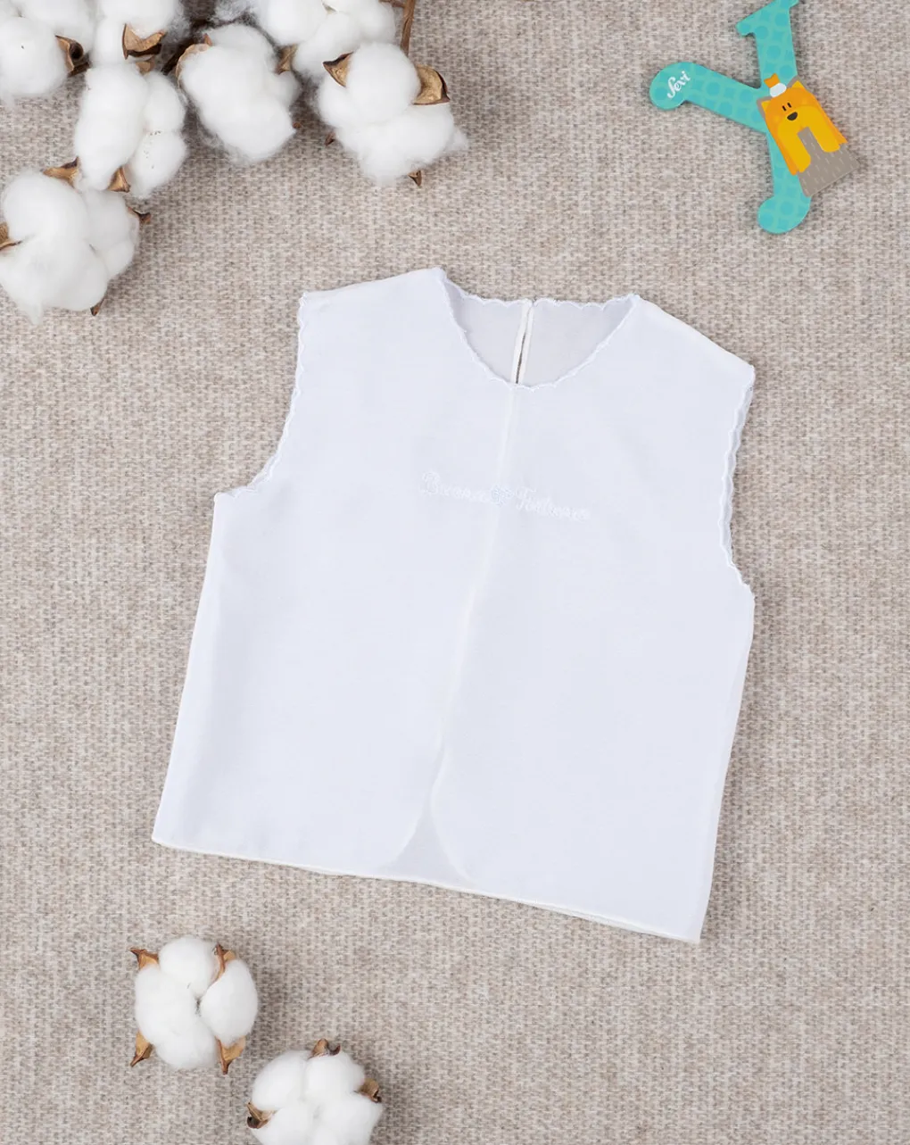 Prenatal Camicini Della Fortuna-Camicino Seta Girl White
