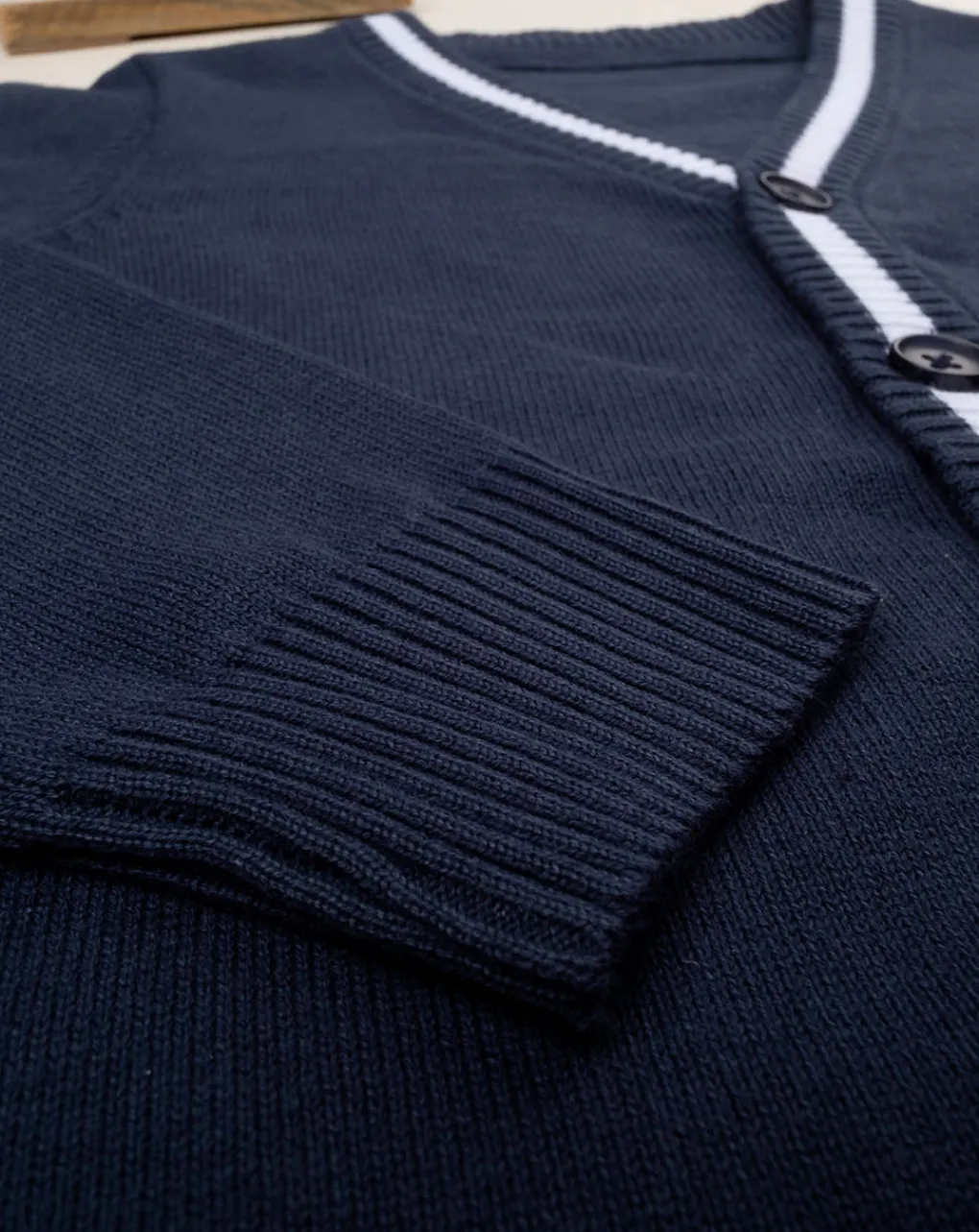 Prenatal Maglioni E Cardigan-Cardigan Basico Blu Bambino Maniche Lunghe