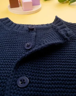 Prenatal Cardigan-Cardigan Tricot Bimbo Blu