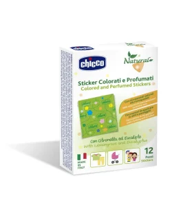 Chicco Antizanzare-Cerotti Profumati E Colorati 12 Pezzi -