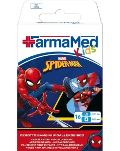 Farmamed Medicazione E Disinfettanti-Cerotti Spiderman 16 Pz -