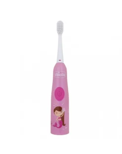 Chicco Primi Dentini-Spazzolino Elettrico Bimba Con Batterie Sostituibili
