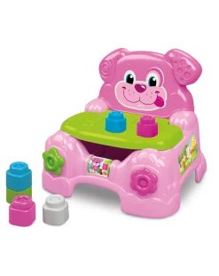 Clementoni Costruzioni Giocattolo-Clemmy - Poltroncina Porta Mattoncini Bimba