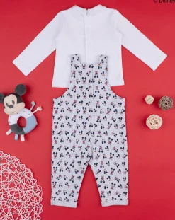 Prenatal Abiti Completi E Tutine-Completo Bimbo Salopette "Mickey Mouse”