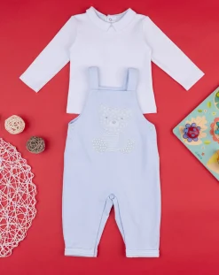 Prenatal Abiti Completi E Tutine-Completo Bimbo Salopette Azzurro