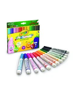 Crayola Giochi Creativi-- 12 Pennarelli Profumelli Maxi Punta Lavabili