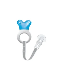 Mam Primi Dentini-Dentaruolo Mini Cooler & Clip Azzurro