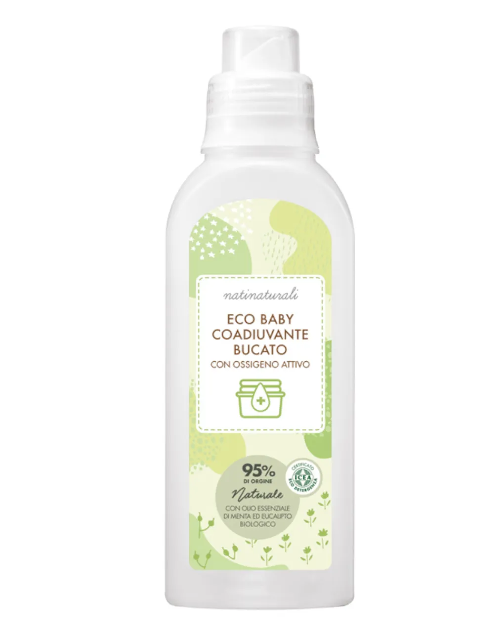 Nati Naturali Igiene Casa E Bucato-Eco Baby Coadiuvante Bucato 500 Ml Con Ossigeno Attivo