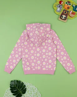 Prenatal Felpe E Maglioni-Felpa Bambina Con Cappuccio Rosa