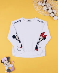 Prenatal Felpe E Maglioni-Felpa Bimba "Minnie & Mickey”