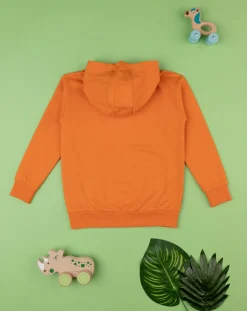 Prenatal Maglioni E Cardigan-Felpa Bimbo Orange "Dino”