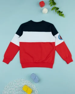 Prenatal Maglioni E Cardigan-Felpa Bimbo Rigata "Spiderman”