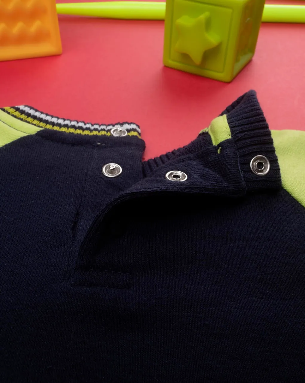 Prenatal Maglioni E Cardigan-Felpa Bimbo Verde/Nero