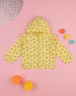 Prenatal Cardigan-Felpa Con Cappuccio Bimba "Teddy”
