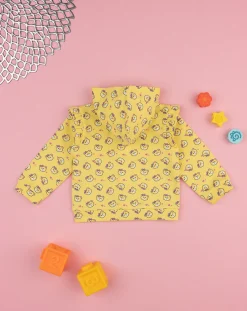 Prenatal Cardigan-Felpa Con Cappuccio Bimba "Teddy”