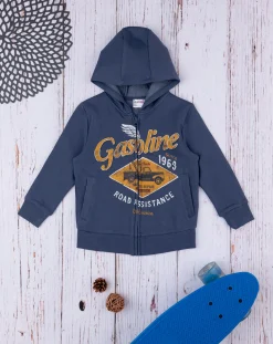 Prenatal Maglioni E Cardigan-Felpa Con Cappuccio Bimbo Blu