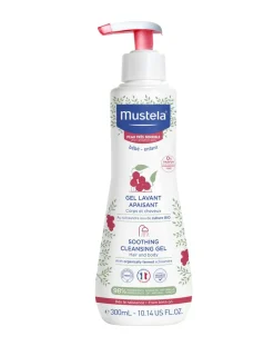 Mustela Saponi E Bagnoschiuma-Gel Detergente Lenitivo 300Ml -