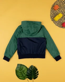 Prenatal Giubbotti E Piumini-Giubbino Double Bimbo Blu/Verde