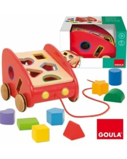 Goula Giochi In Legno-- Macchina Trainabile