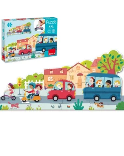Goula Puzzle Per Bambini-- Puzzle Xxl Veicoli