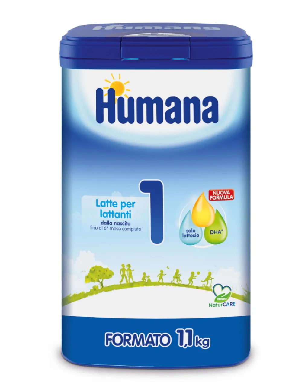 Humana Latte Neonati 1-- Latte 1 Polvere 1100G