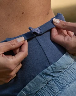Prenatal Pantaloni Gonne E Leggings-Jeans Premaman Con Pinces E Fascia Alta In Vita