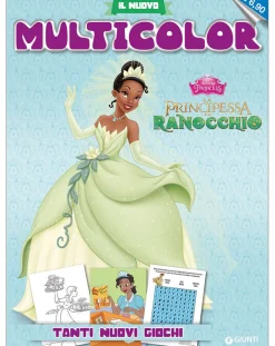 Giunti Libri E Audiolibri Per Bambini-La Principessa E Il Ranocchio Nuovo Albo Multicolor -