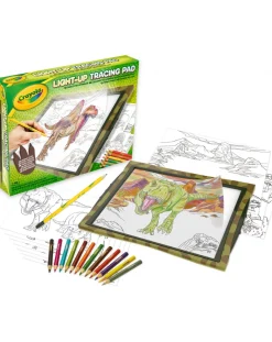Crayola Giochi Creativi-Lavagnetta Luminosa Dinosauri 74-7497 -