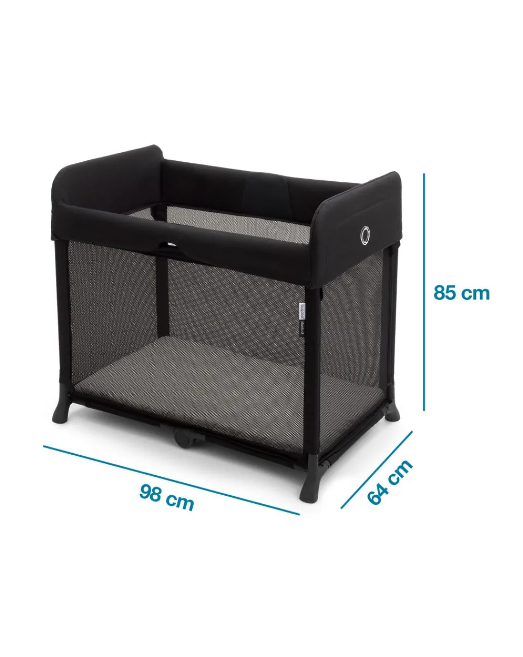 Bugaboo Lettini Da Viaggio-Lettino Da Viaggio Stardust Black