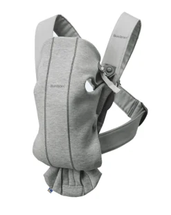 Baby Bjorn Marsupi E Zaini-Marsupio Baby Carrier Mini Light Grey 3D Jersey