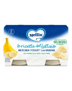 Mellin Merende Al Latte E Yogurt-- Merenda Yogurt Banana 2X120G