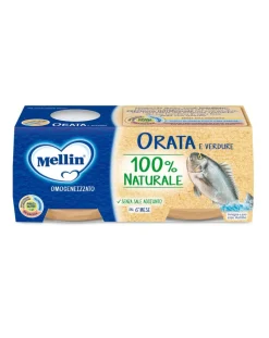Mellin Omogeneizzati Pesce-- Omogeneizzato Orata 2X80G