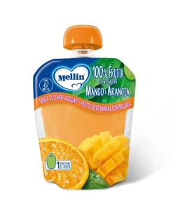 Mellin Merende Da Bere-- Pouch Arancia Mango 90G