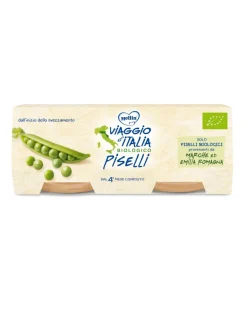 Plasmon Omogeneizzati Verdura E Formaggio-Mellin Viaggio D’Italia - Omogeneizzato Bio Piselli 2X80G