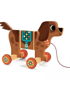 Djeco Giochi Didattici-Nico Il Cagnolino Trainabile -