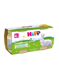Hipp Omogeneizzati Carne-Omogeneizzato Coniglio Con Patate 2X80G