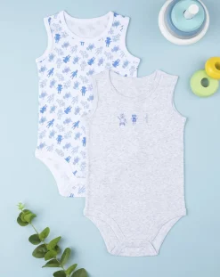 Prenatal Magliette E Body Intimi-Pack 2 Body Boy "Robot”