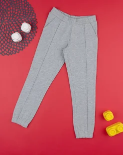Prenatal Jeans Pantaloni E Salopette-Pantalone Felpato Bimba Gray