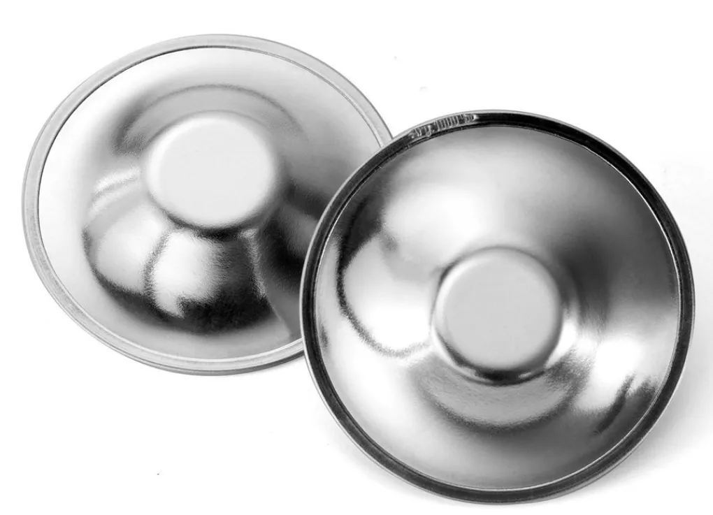 40 Settimane Coppette Assorbilatte-Paracapezzoli In Argento