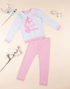 Prenatal Pigiami-Pigiama Bimba "Unicorno” Rosa