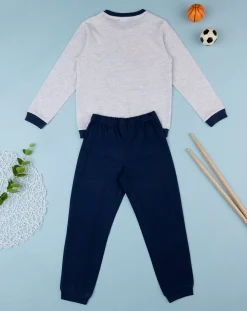 Prenatal Pigiami-Pigiama Bimbo "Robot” Blu