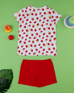 Prenatal Pigiami-Pigiama Jersey Bimba "Fragole”