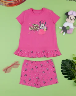Prenatal Pigiami-Pigiama Jersey Bimba "Minnie” Rosa